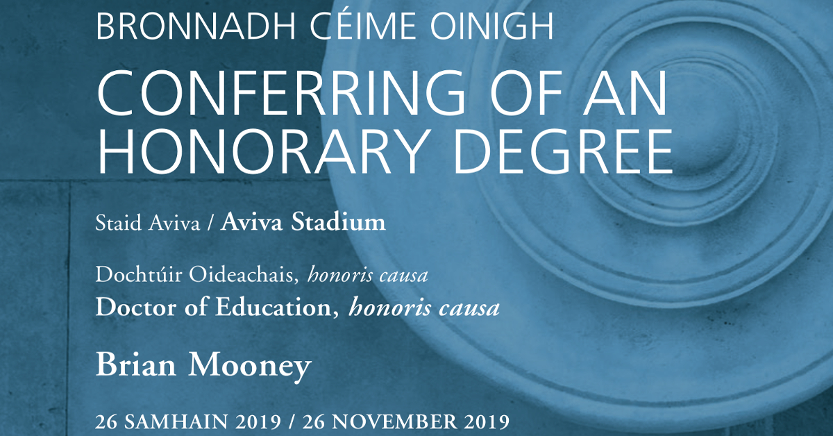 NUI Honorary Degrees Banner