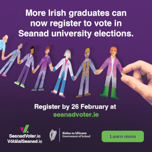 SeanadVoter.ie Awareness Media Campaign Graphic

